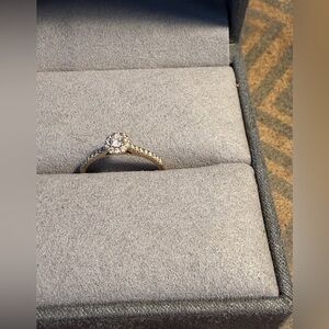 Appelts 10k Yellow Gold Diamond Ring - size 7